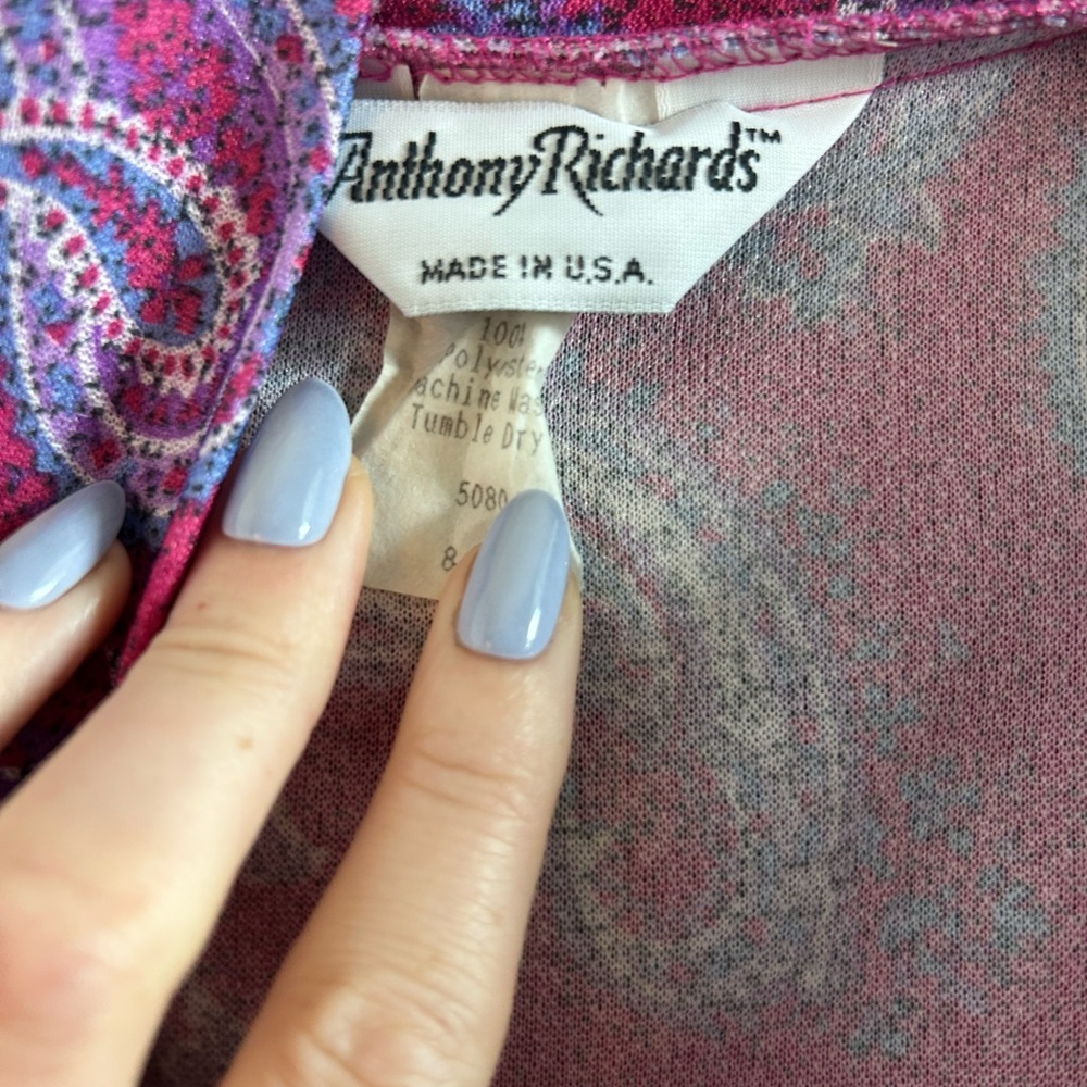 Vintage paisley‎ dress - Picture 5 of 8